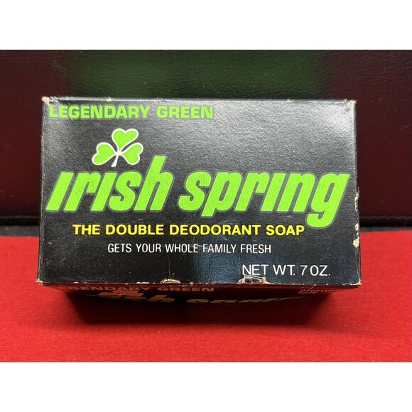 New Vintage Legendary Green Irish‎ Spring Bar Soap 7 Oz - Picture 1 of 3
